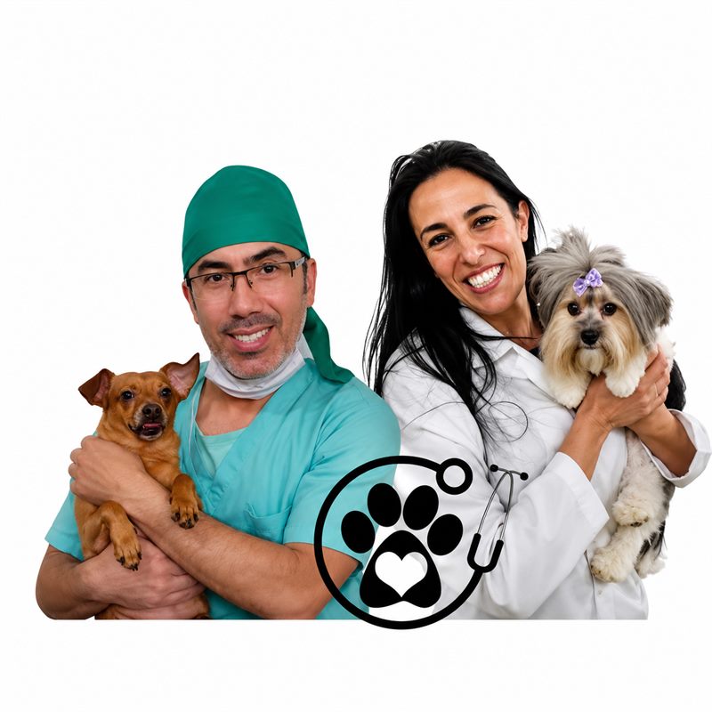 Dr. Sérgio Vasconcelos e Dra. Luciana Fiocca, da Clínica Veterinária São CãoMilo